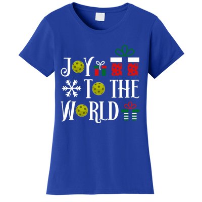 Joy To The World Pickleball Christmas Gift Women's T-Shirt