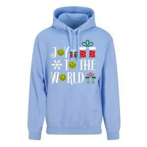 Joy To The World Pickleball Christmas Gift Unisex Surf Hoodie