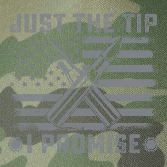 Just The Tip Promise Pro Gun Second Adt I 2nd That Gift Legacy Tie Dye Trucker Hat
