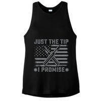 Just The Tip Promise Pro Gun Second Adt I 2nd That Gift Ladies PosiCharge Tri-Blend Wicking Tank