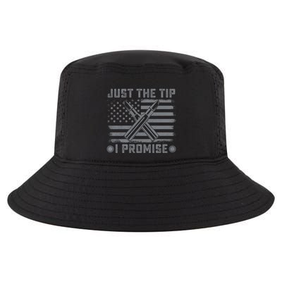 Just The Tip Promise Pro Gun Second Adt I 2nd That Gift Cool Comfort Performance Bucket Hat
