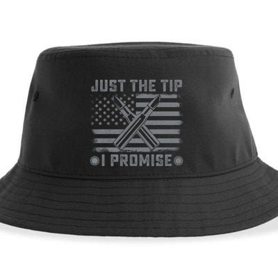 Just The Tip Promise Pro Gun Second Adt I 2nd That Gift Sustainable Bucket Hat