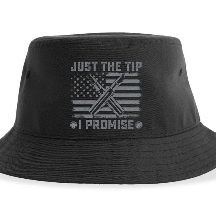 Just The Tip Promise Pro Gun Second Adt I 2nd That Gift Sustainable Bucket Hat