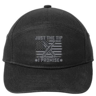 Just The Tip Promise Pro Gun Second Adt I 2nd That Gift 7-Panel Snapback Hat