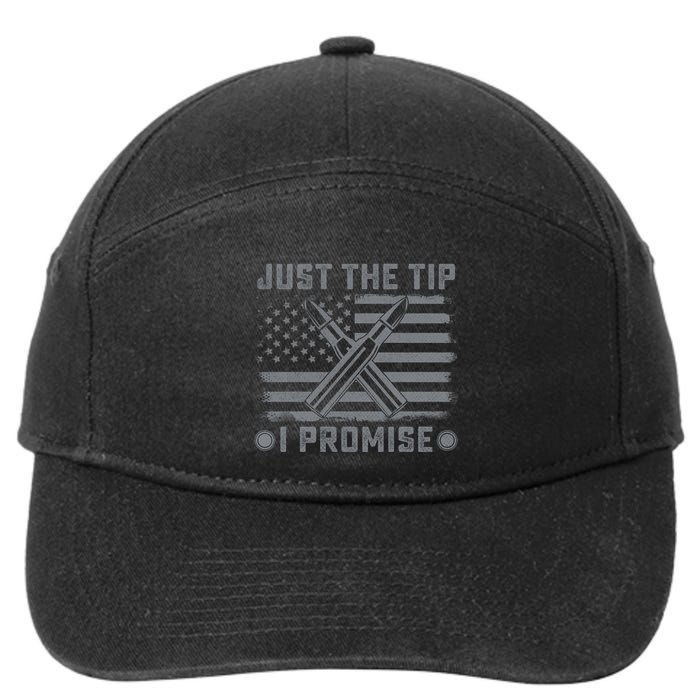 Just The Tip Promise Pro Gun Second Adt I 2nd That Gift 7-Panel Snapback Hat