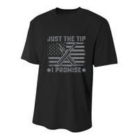 Just The Tip Promise Pro Gun Second Adt I 2nd That Gift Youth Performance Sprint T-Shirt