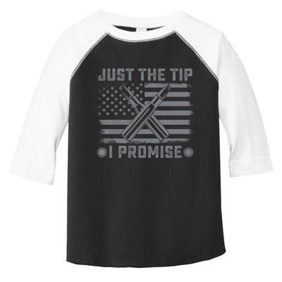 Just The Tip Promise Pro Gun Second Adt I 2nd That Gift Toddler Fine Jersey T-Shirt