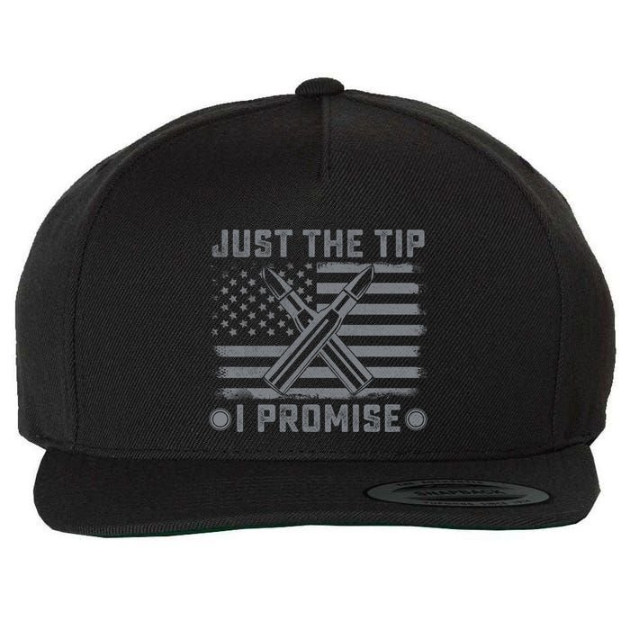 Just The Tip Promise Pro Gun Second Adt I 2nd That Gift Wool Snapback Cap