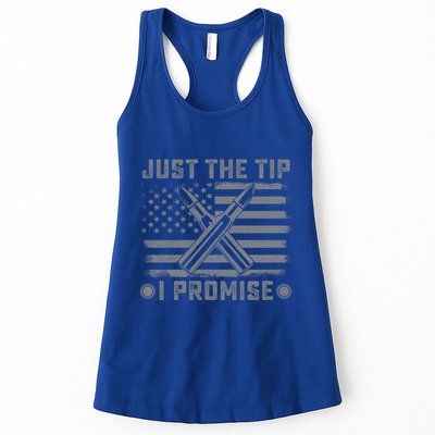 Just The Tip Promise Pro Gun Second Adt I 2nd That Gift Womens Tank Top