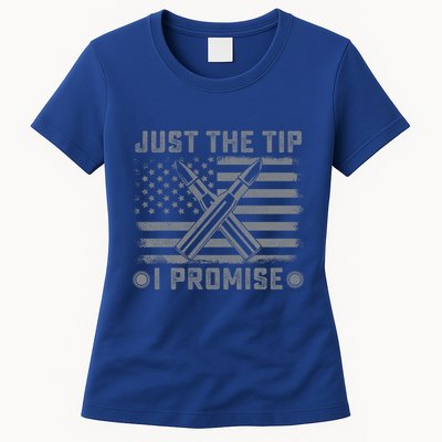Just The Tip Promise Pro Gun Second Adt I 2nd That Gift Womens T-Shirt