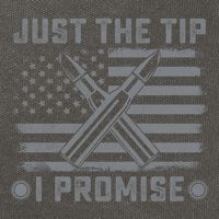 Just The Tip Promise Pro Gun Second Adt I 2nd That Gift Cotton Canvas Backpack