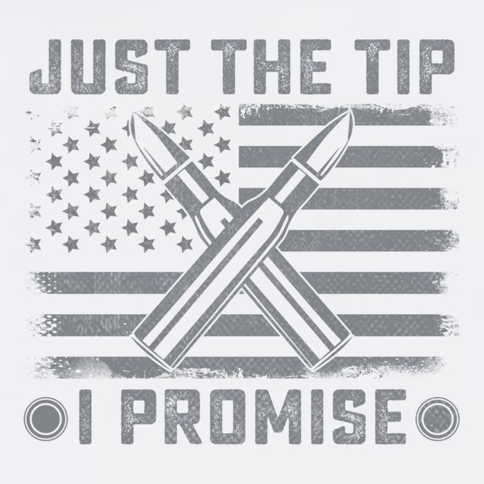 Just The Tip Promise Pro Gun Second Adt I 2nd That Gift Garment-Dyed Sweatshirt