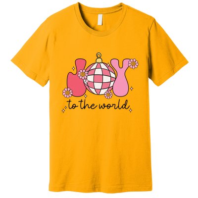 Joy To The World Cute Disco Holiday Premium T-Shirt