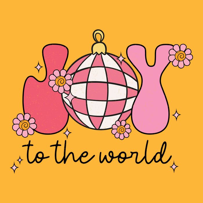 Joy To The World Cute Disco Holiday Visor