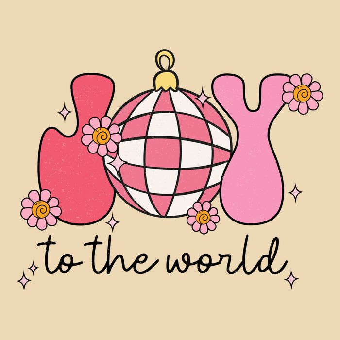 Joy To The World Cute Disco Holiday Zip Tote Bag