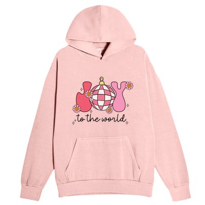 Joy To The World Cute Disco Holiday Urban Pullover Hoodie