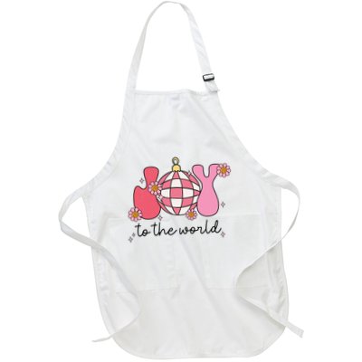 Joy To The World Cute Disco Holiday Apron