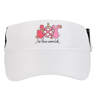 Joy To The World Cute Disco Holiday Adult Drive Performance Visor