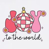 Joy To The World Cute Disco Holiday 11oz C Handle Ceramic Mug