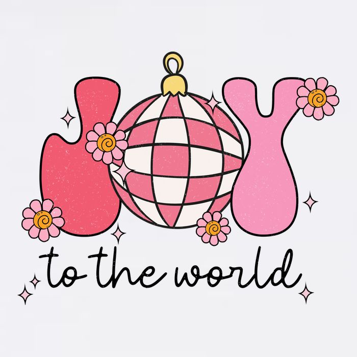 Joy To The World Cute Disco Holiday 11oz C Handle Ceramic Mug