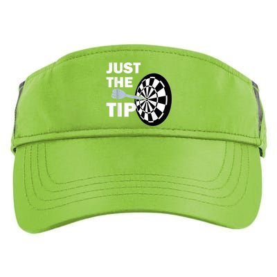 Just The Tip Please Darts Dart Player Team League Gift Adult Drive Performance Visor