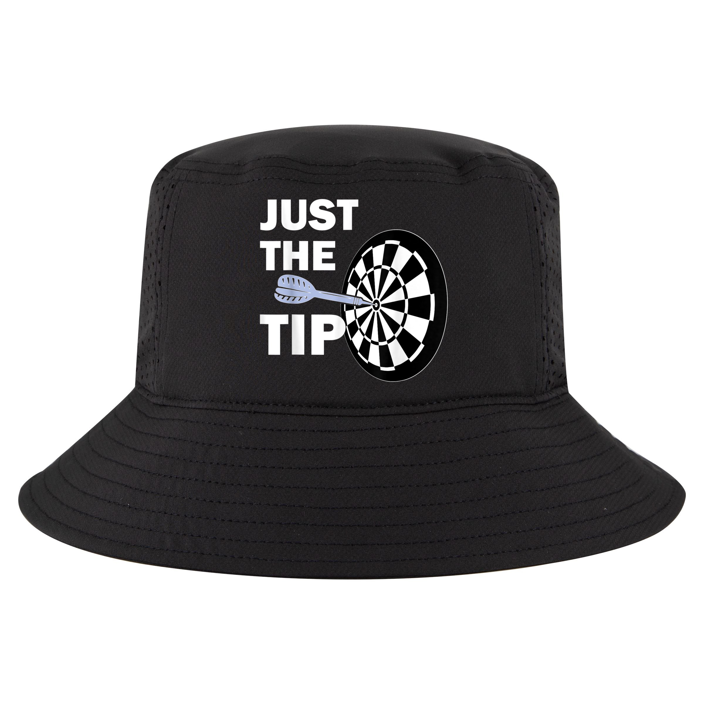 Just The Tip Please Darts Dart Player Team League Gift Cool Comfort Performance Bucket Hat