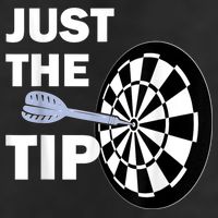 Just The Tip Please Darts Dart Player Team League Gift 7 Panel Mesh Trucker Snapback Hat
