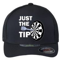 Just The Tip Please Darts Dart Player Team League Gift Flexfit Unipanel Trucker Cap