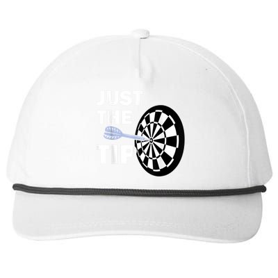 Just The Tip Please Darts Dart Player Team League Gift Snapback Five-Panel Rope Hat