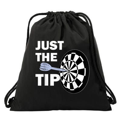 Just The Tip Please Darts Dart Player Team League Gift Drawstring Bag
