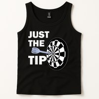 Just The Tip Please Darts Dart Player Team League Gift Tank Top