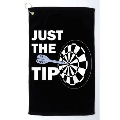 Just The Tip Please Darts Dart Player Team League Gift Golf Towel