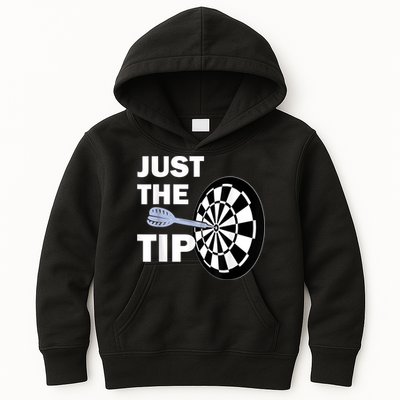 Just The Tip Please Darts Dart Player Team League Gift Kids Hoodie