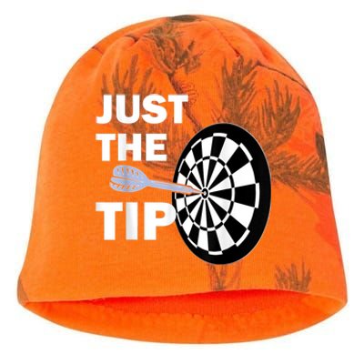 Just The Tip Please Darts Dart Player Team League Gift Kati - Camo Knit Beanie