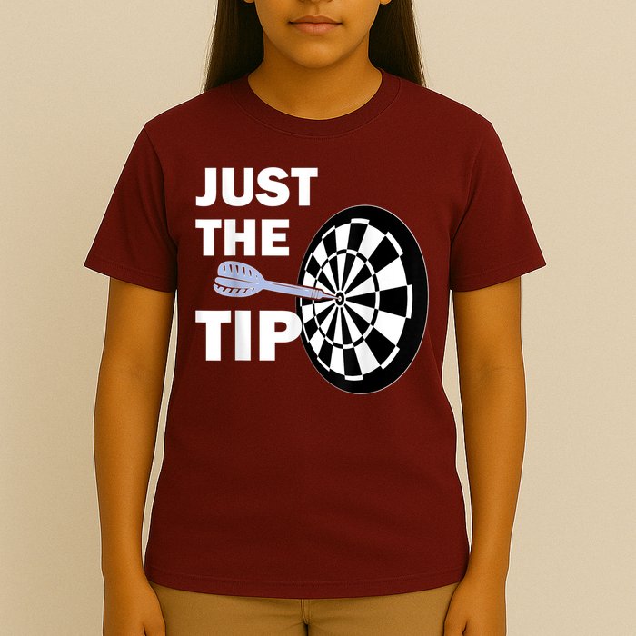 Just The Tip Please Darts Dart Player Team League Gift T-Shirt