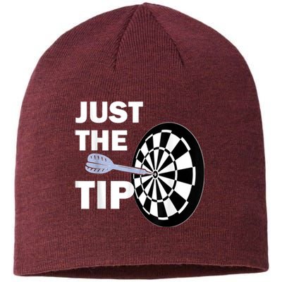 Just The Tip Please Darts Dart Player Team League Gift Sustainable Beanie