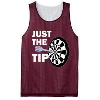 Just The Tip Please Darts Dart Player Team League Gift Mesh Reversible Basketball Jersey Tank
