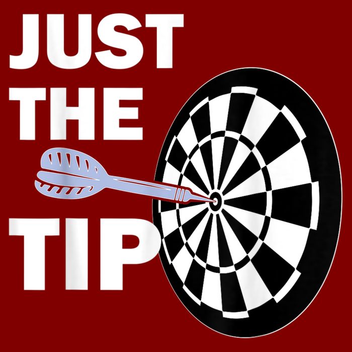 Just The Tip Please Darts Dart Player Team League Gift Mesh Reversible Basketball Jersey Tank