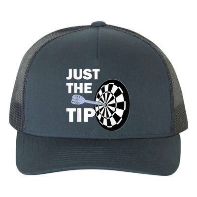 Just The Tip Please Darts Dart Player Team League Gift Yupoong Adult 5-Panel Trucker Hat