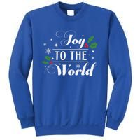 Joy To The World Snowflake Christmas Gift Sweatshirt