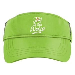 Joy To The World Holiday Design Gift Christmas Gift Adult Drive Performance Visor