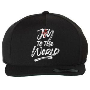 Joy To The World Holiday Design Gift Christmas Gift Wool Snapback Cap