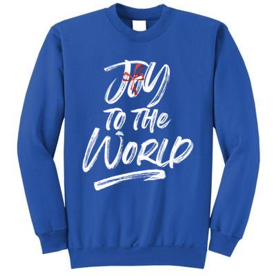 Joy To The World Holiday Design Gift Christmas Gift Sweatshirt