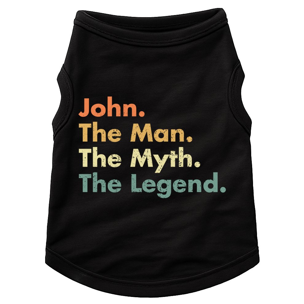 John The The Myth The Legend Dad Grandpa Gift Doggie Tank