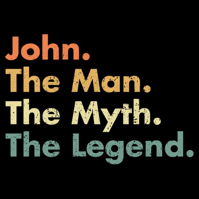 John The The Myth The Legend Dad Grandpa Gift Flexfit Unipanel Trucker Cap