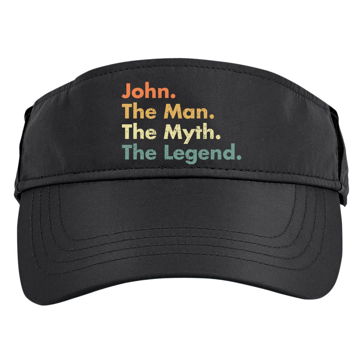 John The The Myth The Legend Dad Grandpa Gift Adult Drive Performance Visor