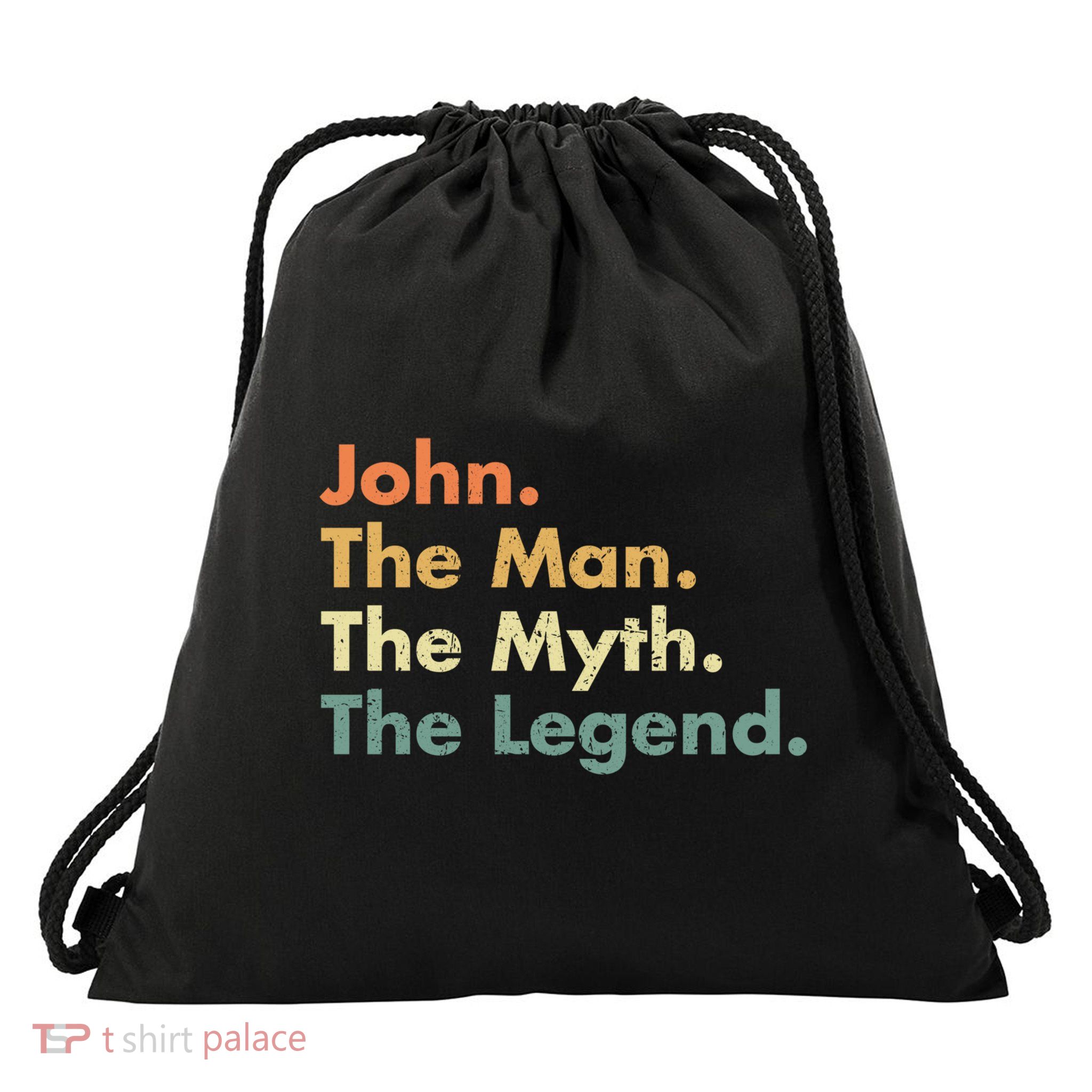 John The The Myth The Legend Dad Grandpa Gift Drawstring Bag