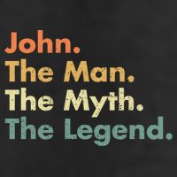 John The The Myth The Legend Dad Grandpa Gift Golf Towel