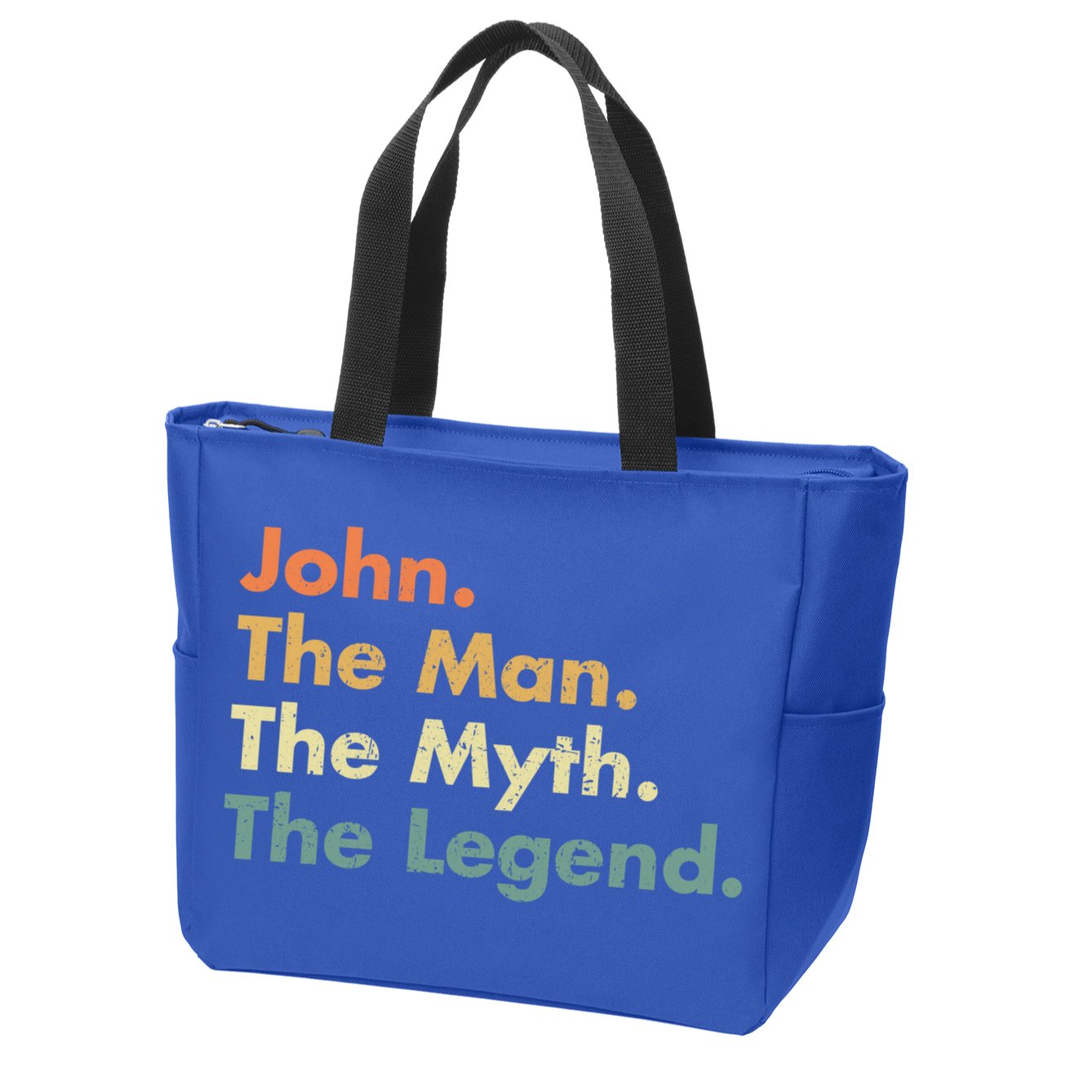 John The The Myth The Legend Dad Grandpa Gift Zip Tote Bag