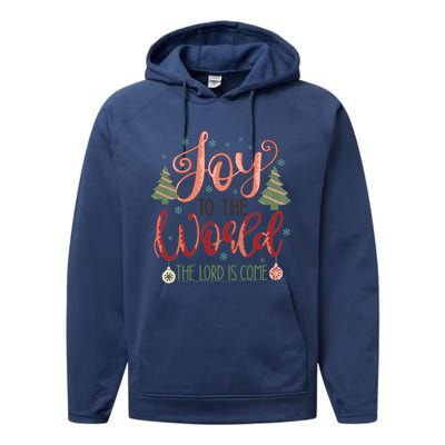 Joy To The World The Lord Is Come Christian Retro Christmas Religious Performance Fleece Hoodie